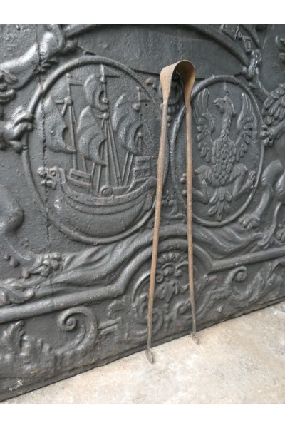 Antique French Fire Tongs