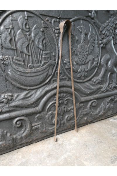 Antique French Fire Tongs