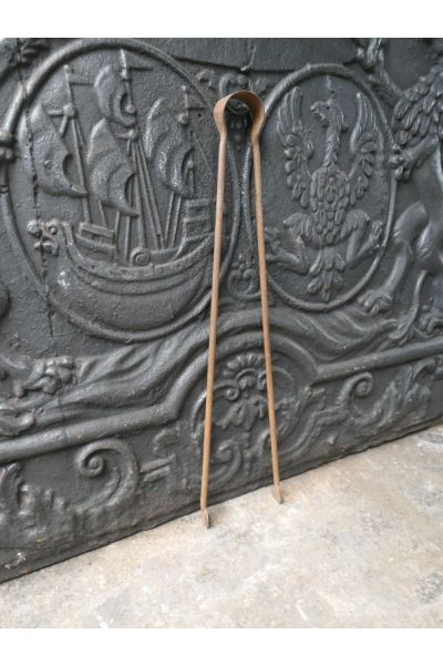 Antique French Fire Tongs