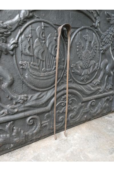 Antique French Fire Tongs