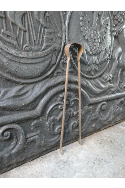 Small French Fireplace Tongs