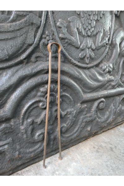 Small French Fireplace Tongs