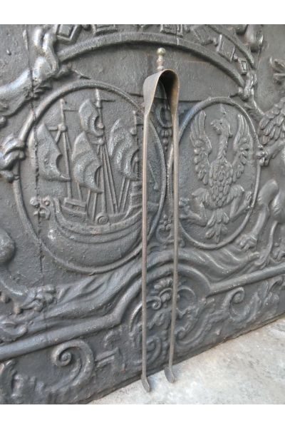 Antique French Fire Tongs