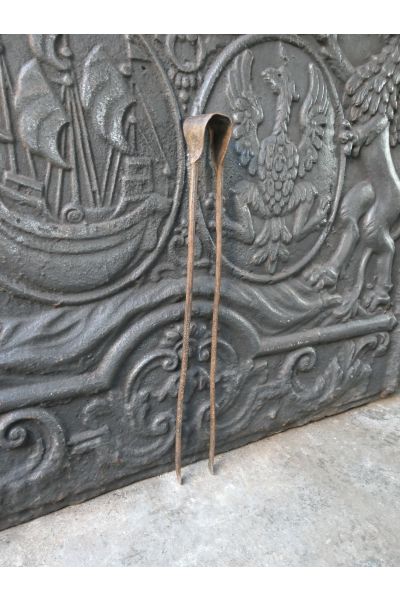 Antique French Fire Tongs