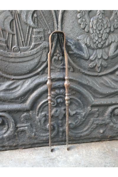 Small French Fireplace Tongs