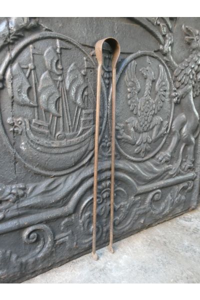 Antique French Fire Tongs