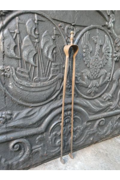 Antique French Fire Tongs