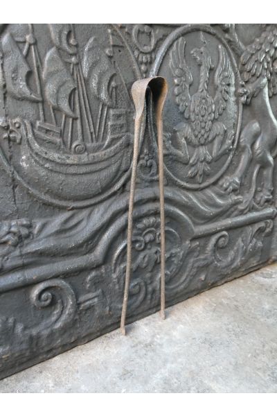 Antique French Fire Tongs