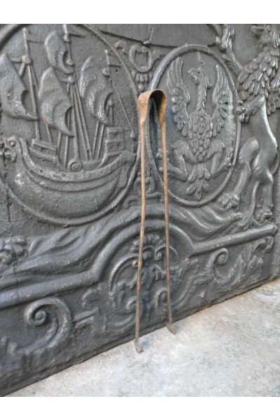 Antique French Fire Tongs