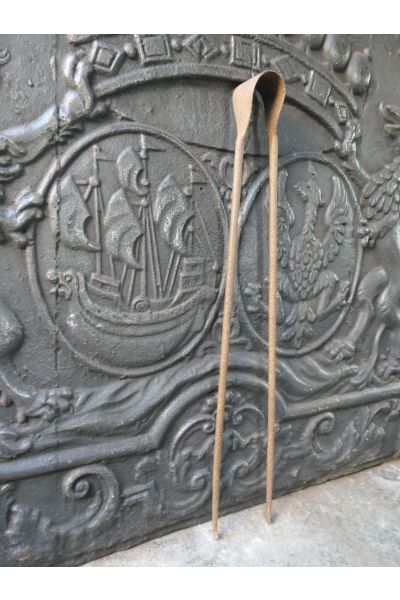 Antique French Fire Tongs