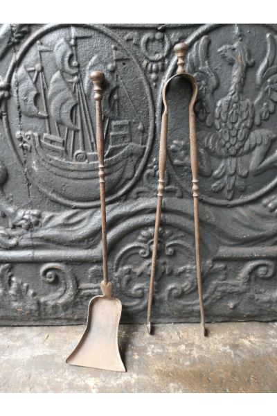Antique French Fireplace Tools