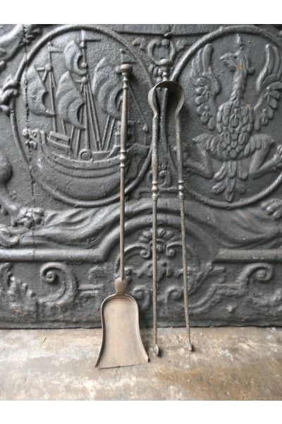 Antique French Fireplace Tools