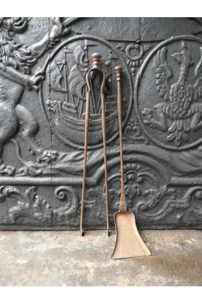 Antique French Fireplace Tools