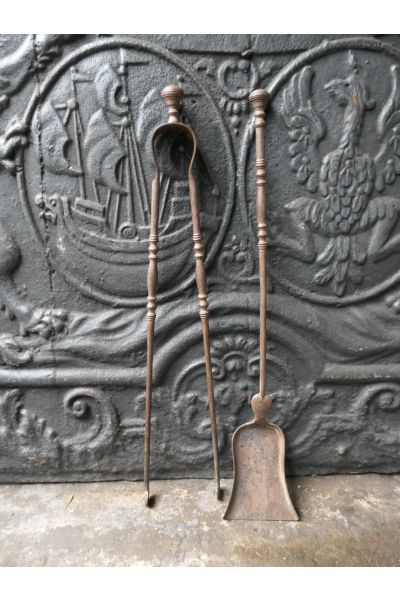 Antique French Fireplace Tools