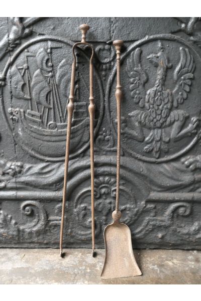 Antique French Fireplace Tools