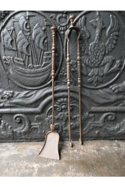 Antique French Fireplace Tools