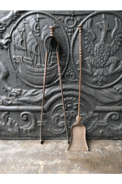 Antique French Fireplace Tools