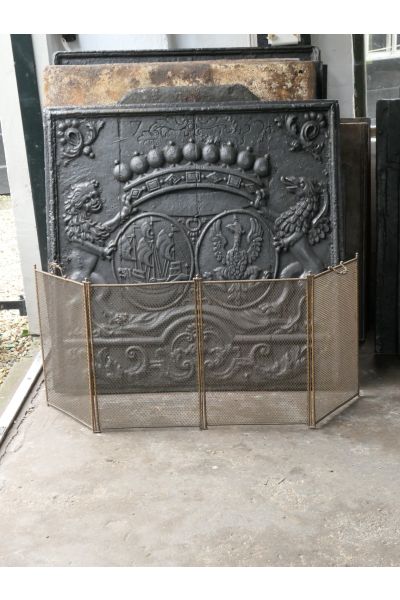 Antique French Fire Screen