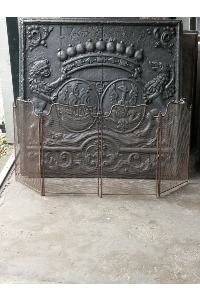 Antique French Fire Screen