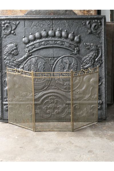 Decorative Art Deco Fireplace Screen