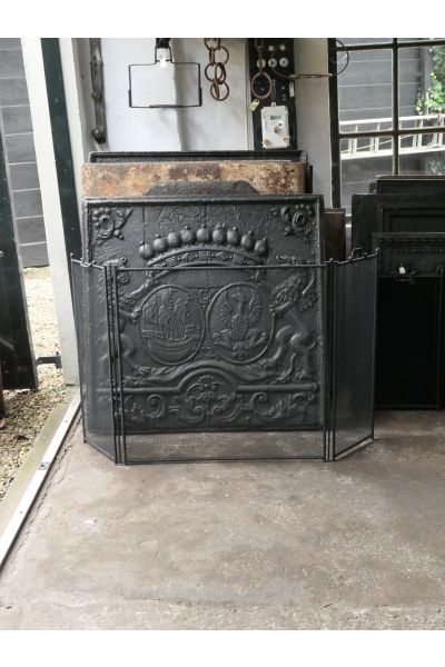 Large Fireplace Screen | Handmade, New | 34" to 54" Wide | 30.3" Tall