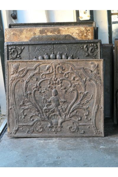 Louis XV Fireplace Back