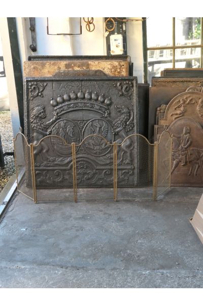 Antique French Fire Screen