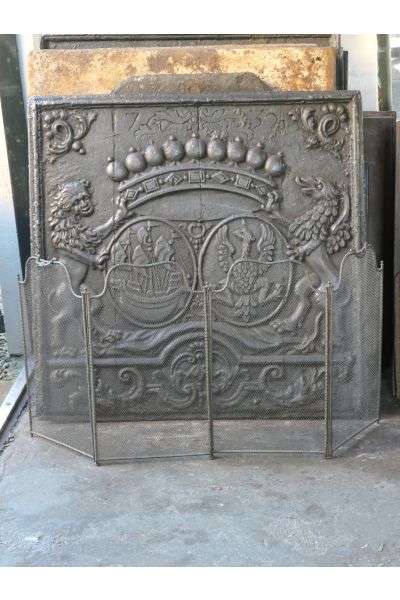 Antique French Fire Screen