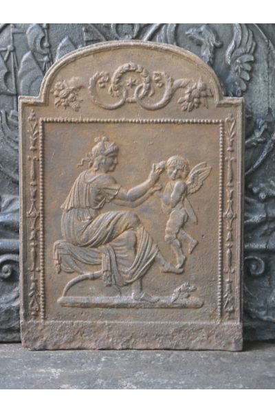 Woman with Cupid Fireback