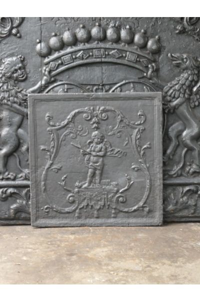 Cupid Fireplace Back Plate