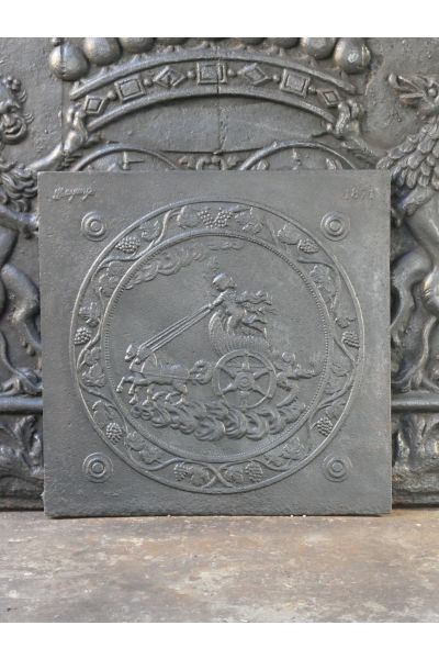 Cupid Fireplace Back Plate