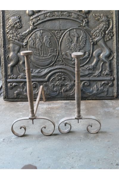 Large Andirons | Landiers