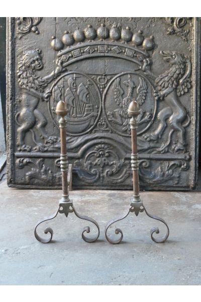 Large Andirons | Landiers