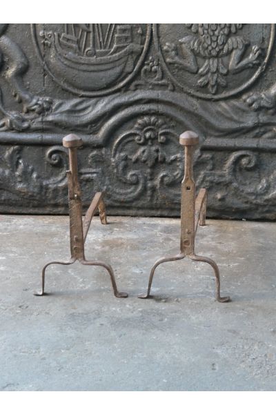 Gothic Andirons Fireplace