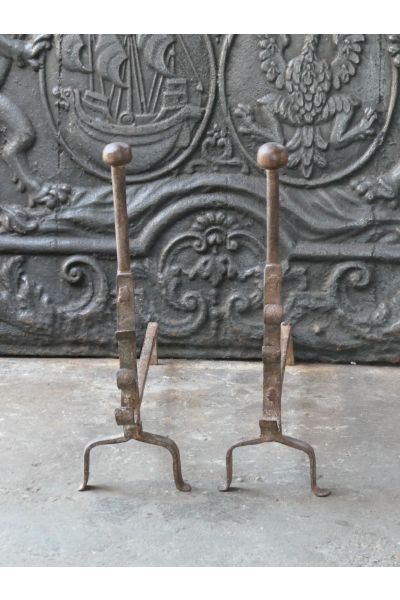 Gothic Andirons Fireplace