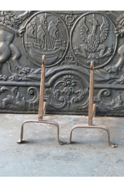 Gothic Andirons Fireplace