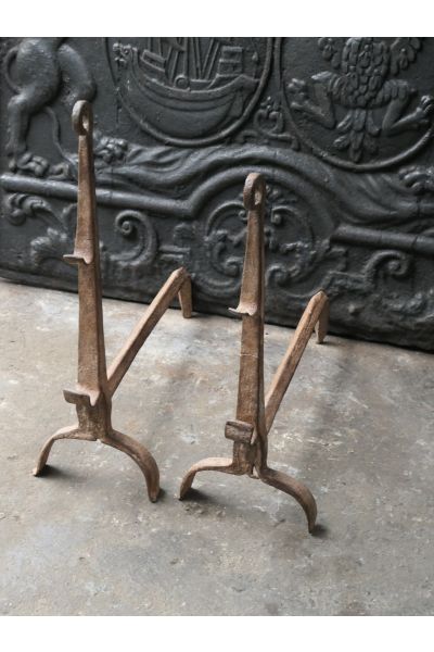 Gothic Andirons Fireplace