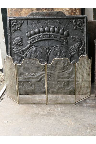 Antique French Fire Screen