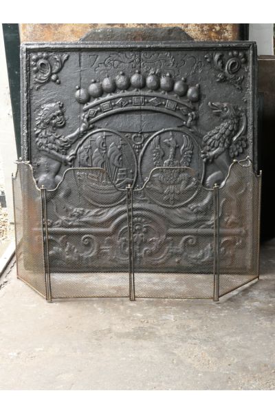 Antique French Fire Screen