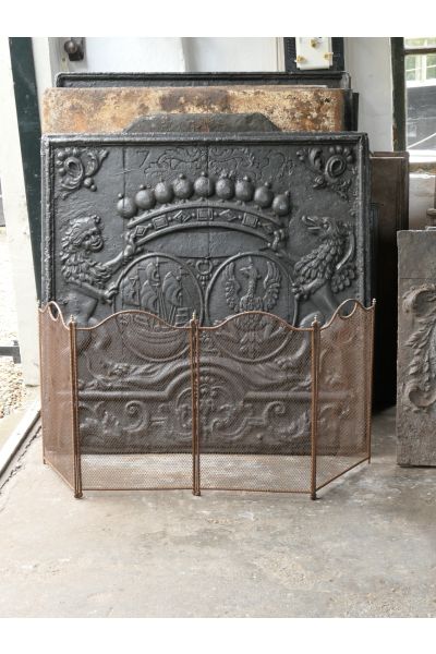 Antique French Fire Screen