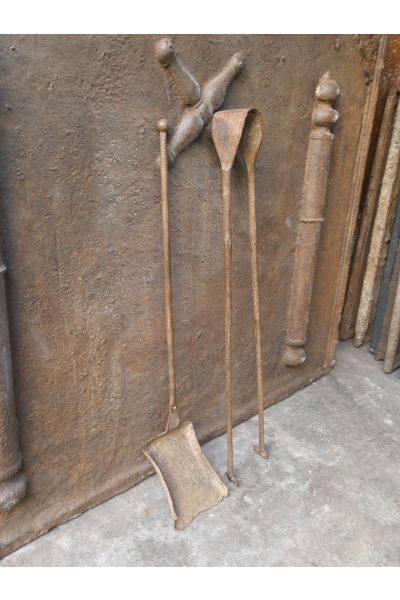 Antique French Fireplace Tools