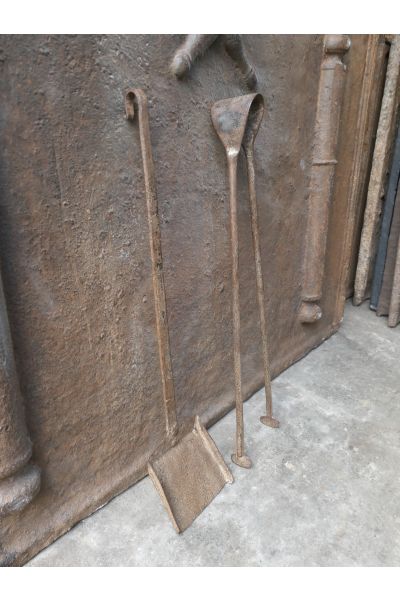 Antique French Fireplace Tools