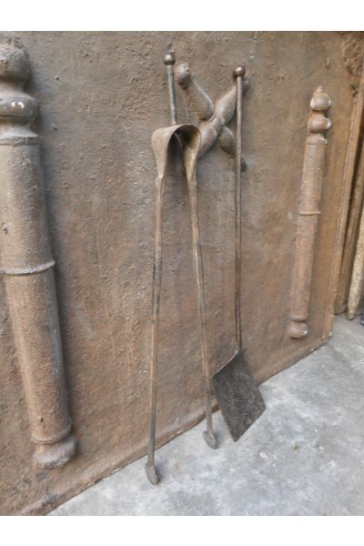 Antique French Fireplace Tools