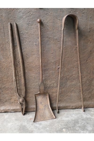 Antique French Fireplace Tools