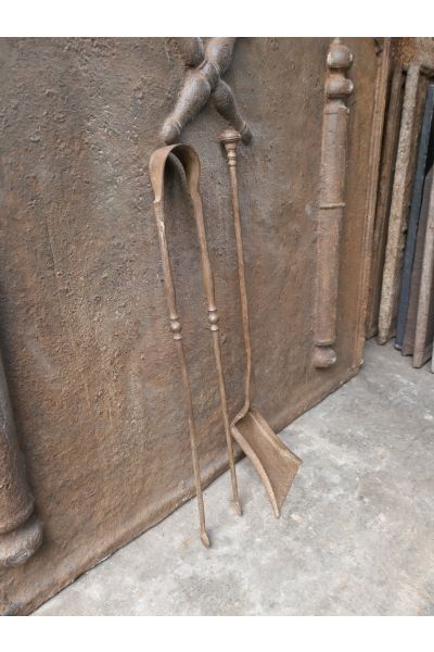 Antique French Fireplace Tools