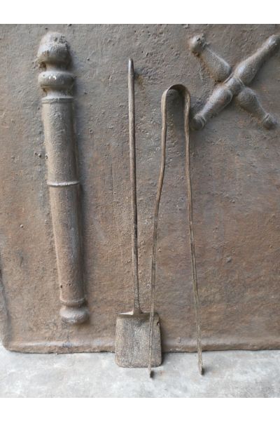 Antique French Fireplace Tools