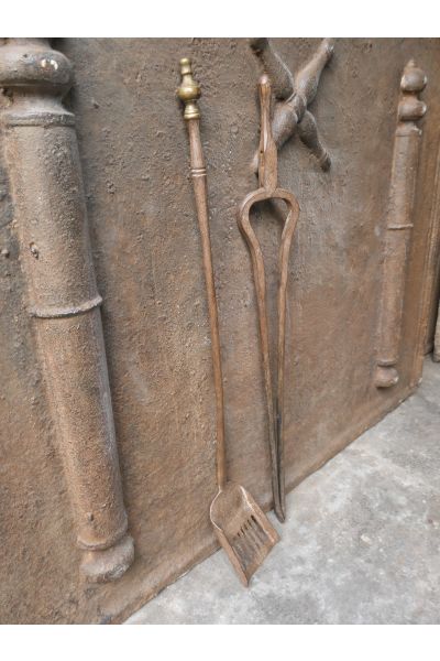 Antique French Fireplace Tools