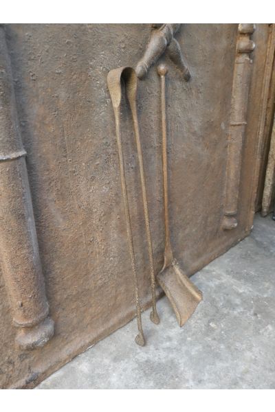 Antique French Fireplace Tools