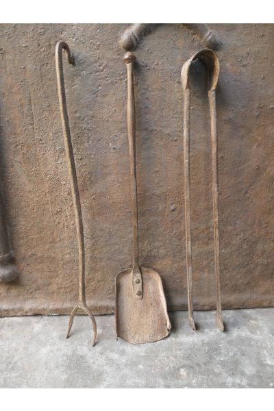Antique French Fireplace Tools