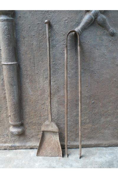 Antique French Fireplace Tools